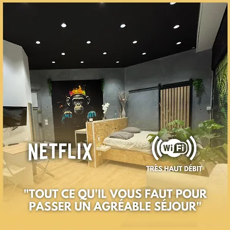 Studio Jungle With Breakfast And Video Projector Lyon Exterior photo